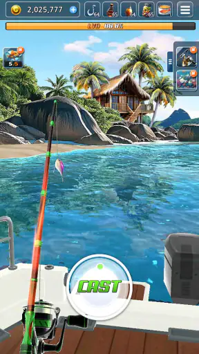 Raja Memancing di Laut
