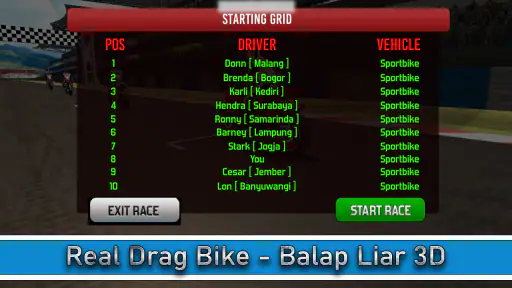 Real Drag Bike - Balap Liar 3D