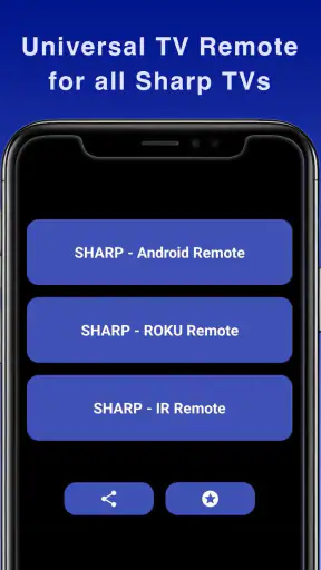 Remote TV Sharp