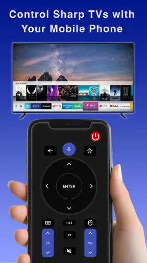 Remote TV Sharp