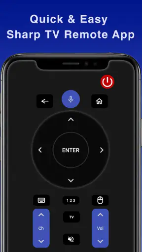 Remote TV Sharp