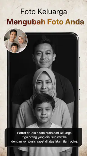 Restorasi Foto AI + Musik