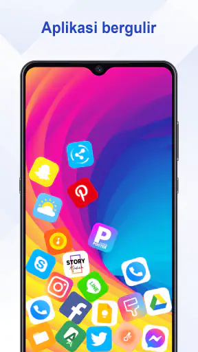 Rolling Icon 3D Wallpaper