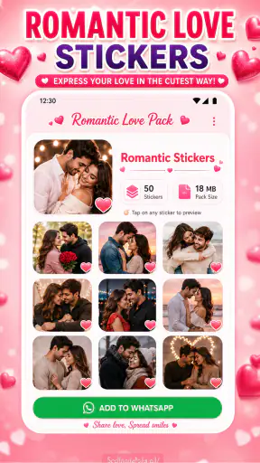 Romantic Stickers for WALove