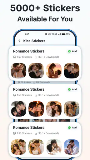 Romantic Stickers Love Romance