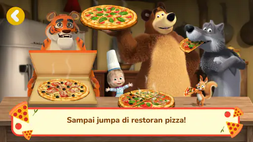 Rumah Pizza Masha and the Bear