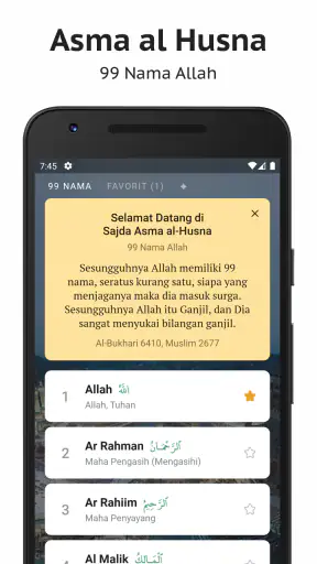 Sajda: Jadwal Sholat, Al Quran
