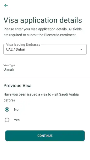 Saudi Visa Bio