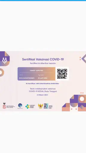 Sertifikat Vaksin Portable