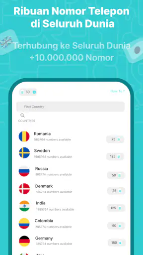 SimCode - Nomor SMS Virtual