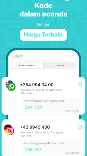 SimCode - Nomor SMS Virtual