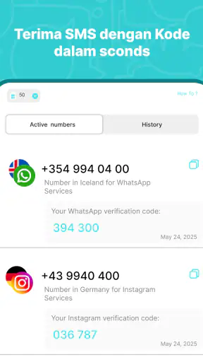 SimCode - Nomor SMS Virtual