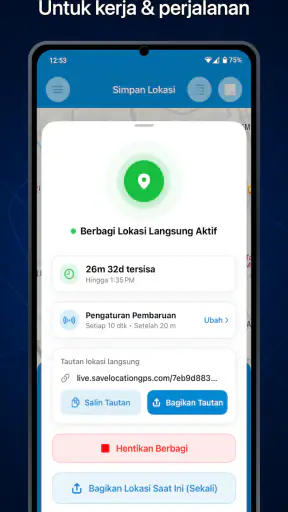 Simpan Lokasi GPS - Live Share
