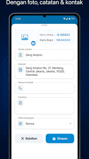 Simpan Lokasi GPS - Live Share