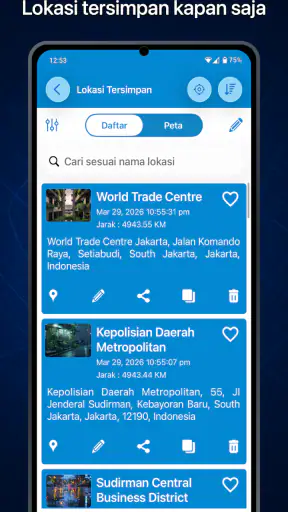 Simpan Lokasi GPS - Live Share