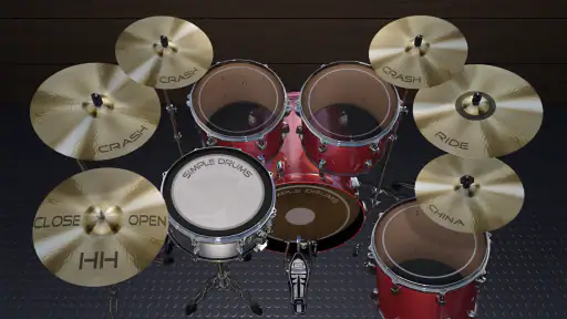 Simple Drums Basic - 3D Drums