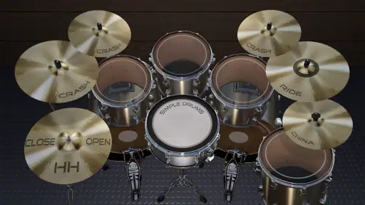 Simple Drums Basic - 3D Drums