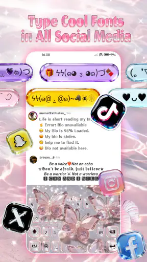 Simple Pink Butterfly Theme