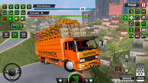 Simulator Truk Lumpur Amerika