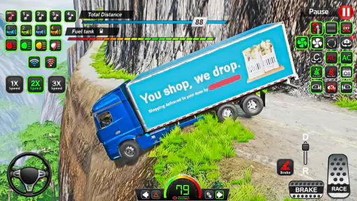 Simulator Truk Lumpur Amerika