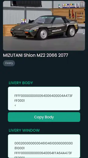 Skin FR Legends Livery Mod