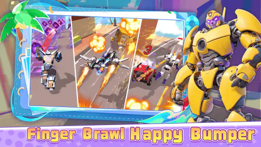 Smash Car: Balapan Robot
