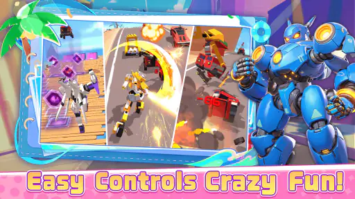 Smash Car: Balapan Robot