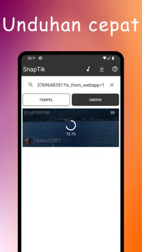 SnapTik: Penghilang Tanda Air