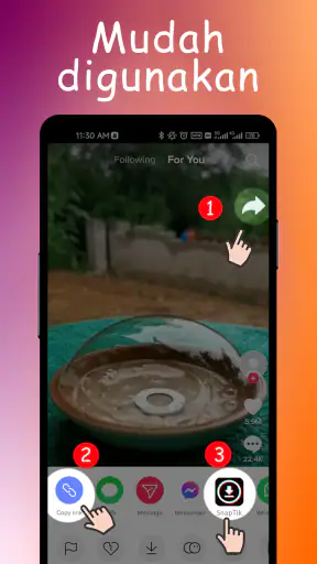 SnapTik: Penghilang Tanda Air