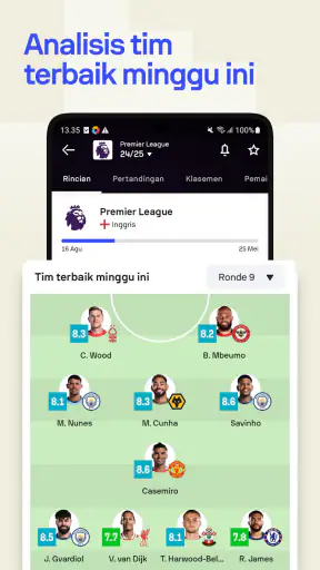 Sofascore: Skor langsung