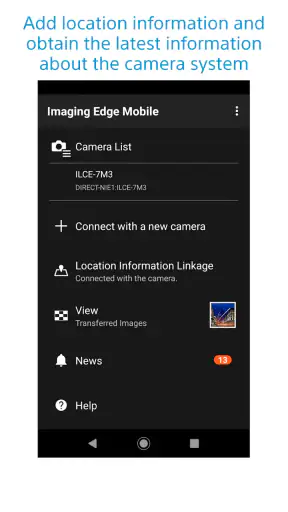 Sony | Imaging Edge Mobile