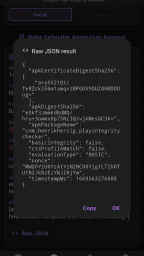 SPIC - Play Integrity Checker