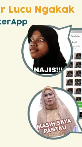 Stiker WA Lucu Ngakak Ambyar