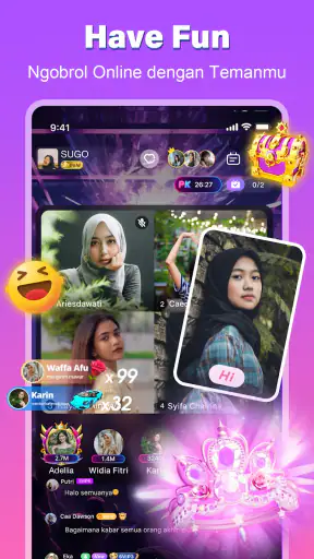 SUGO: Pesta Voice Chat