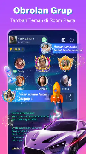 SUGO: Pesta Voice Chat
