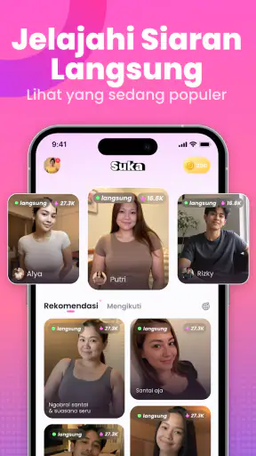 Suka - Live Stream, Chat