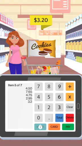 Supermarket Cashier Simulator