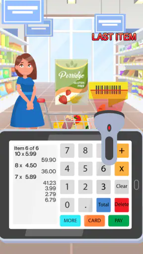 Supermarket Cashier Simulator