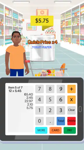 Supermarket Cashier Simulator