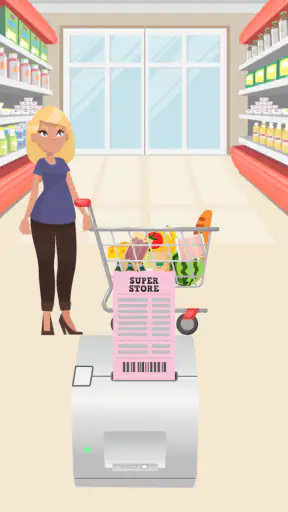 Supermarket Cashier Simulator