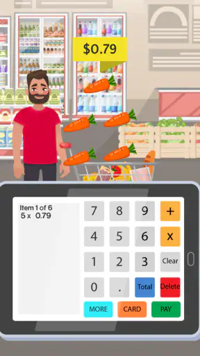 Supermarket Cashier Simulator
