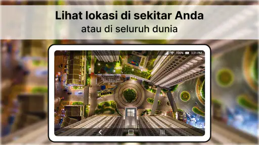Tampilan Peta Bumi Langsung
