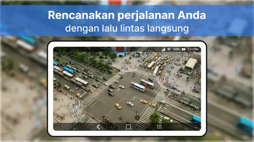 Tampilan Peta Bumi Langsung