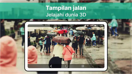 Tampilan Peta Bumi Langsung