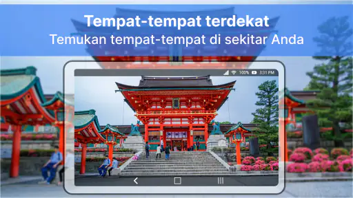 Tampilan Peta Bumi Langsung
