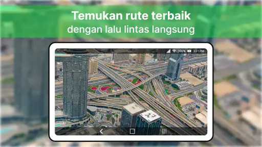 Tampilan Peta Bumi Langsung