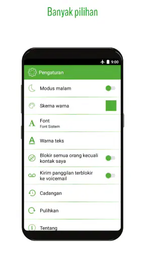 Telepon - Pemblokir panggilan