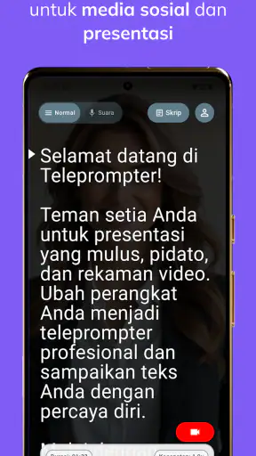 Teleprompter untuk Video