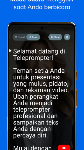 Teleprompter untuk Video