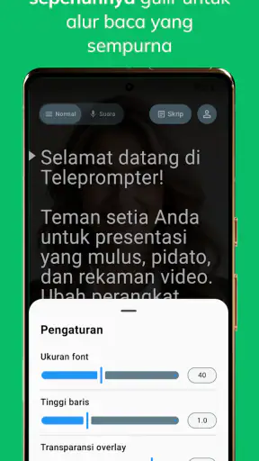 Teleprompter untuk Video